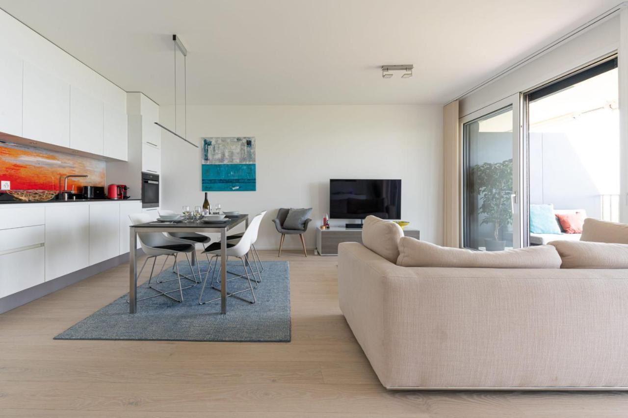 Puidoux Les Terrasses De Lavaux 1 - Appartement De Luxe Avec Vue Panoramique Et Piscine מראה חיצוני תמונה