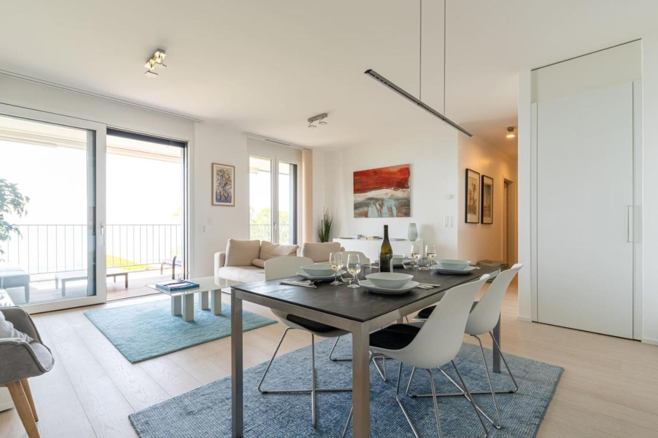 Puidoux Les Terrasses De Lavaux 1 - Appartement De Luxe Avec Vue Panoramique Et Piscine מראה חיצוני תמונה