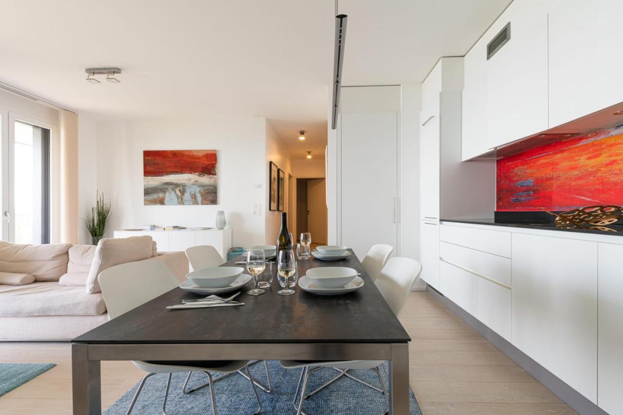 Puidoux Les Terrasses De Lavaux 1 - Appartement De Luxe Avec Vue Panoramique Et Piscine מראה חיצוני תמונה